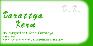 dorottya kern business card